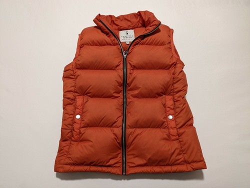 American Trench puffy down vest orange 
