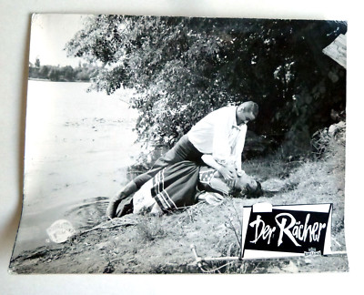 EDGAR WALLACE Der Rächer AUSHANGFOTO #12 LC ´60 Klaus Kinski DRACHE Duscha LITTO