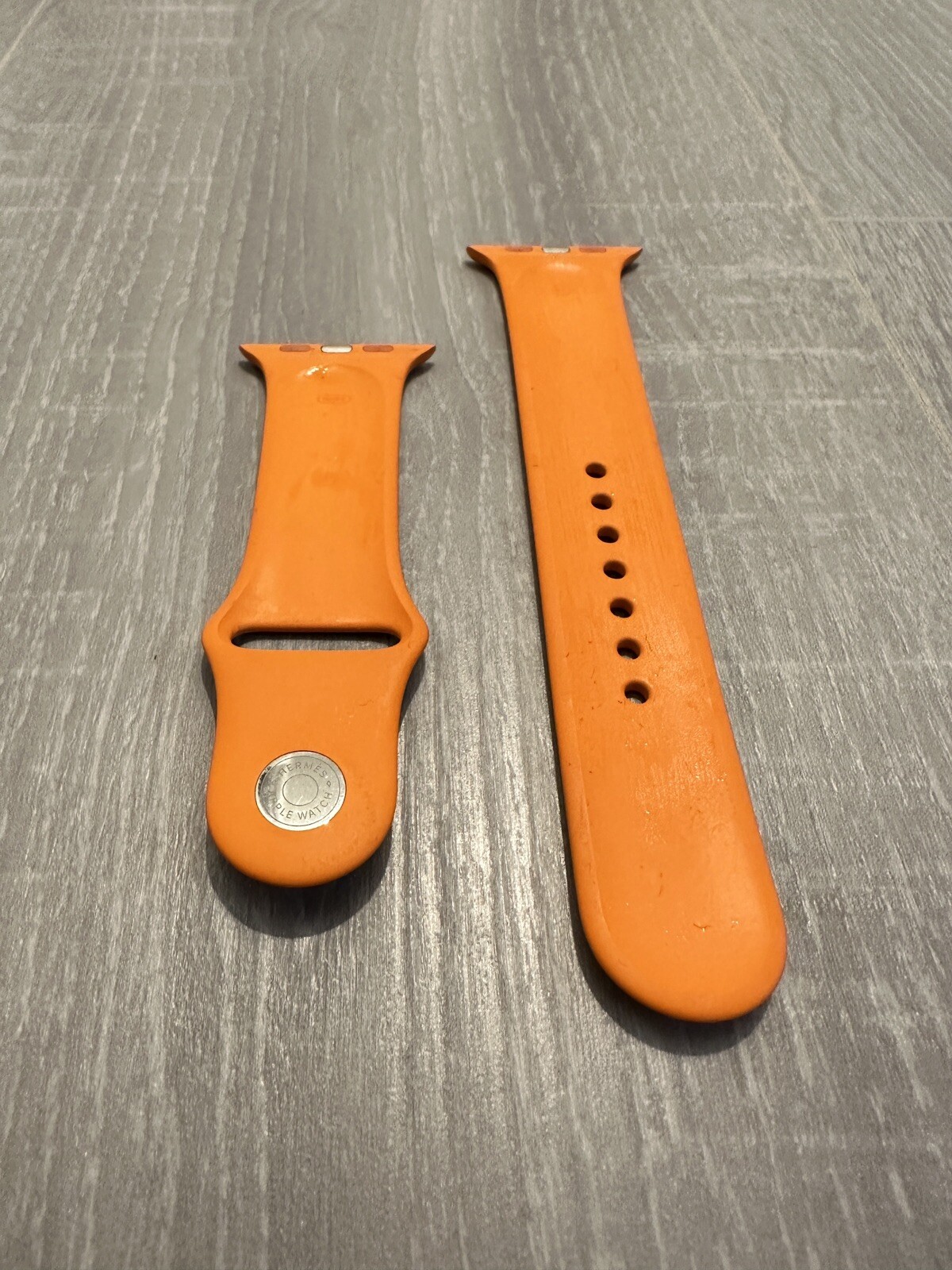 Genuine Apple x Hermès Orange Watch Sports Band 4249mm M/L eBay