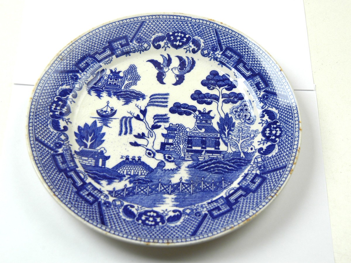 BLUE WILLOW PLATE 9-3/8 DIAMETER- JAPAN (H-4-4) | eBay