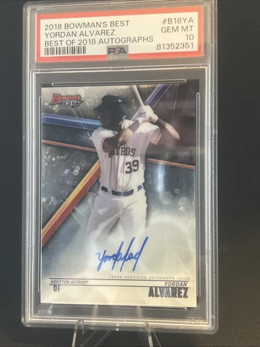 2018 Bowman's Best - Best of 2018 Autographs Refractor #B18-YA Yordan...