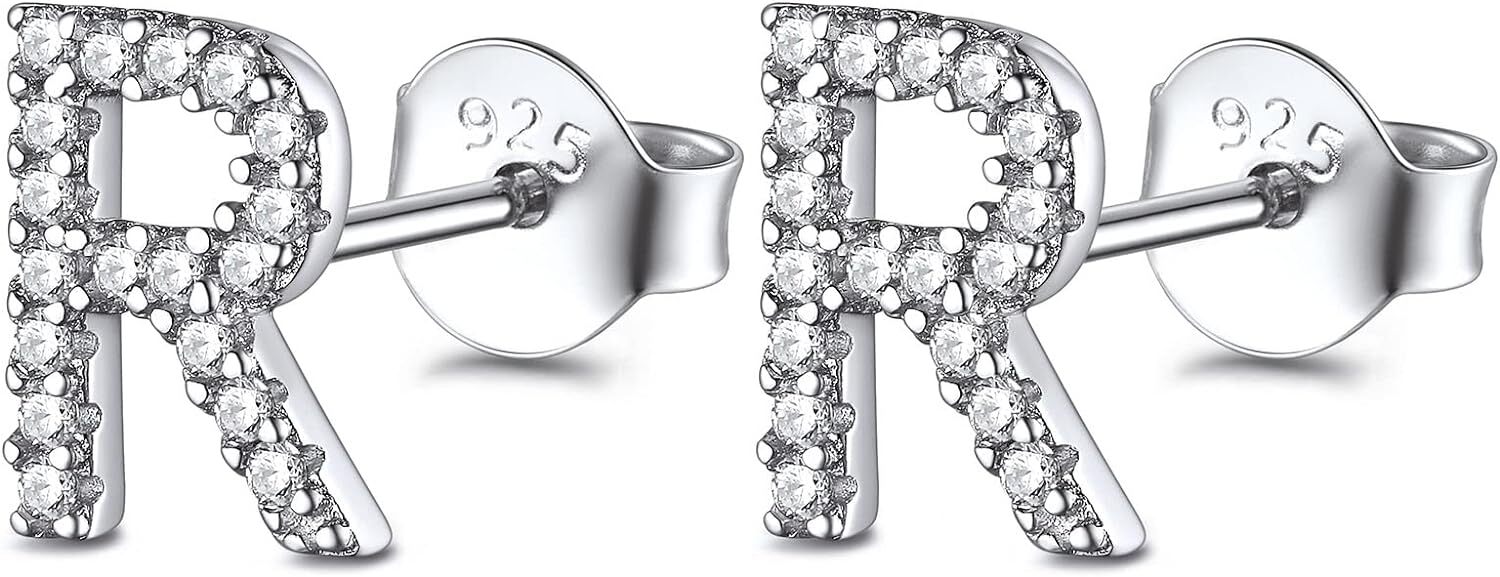 Orecchini A Lettera In Acciaio Inossidabile 316L – Pendenti A-Z, Gioielli Minimal Per Donna In Confezione Regalo - 3