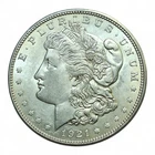 1921-D Morgan Silver Dollar $1 Denver Mint Circulated US Coin 90% Silver (1)