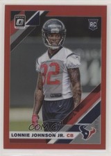 2019 Panini Donruss Optic Rookies Red Prizm 4/99 Lonnie Johnson Jr #126 sl1