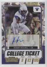 2021 Contenders Draft Picks Cracked Ice Ticket 16/23 Robert Rochell Auto 0b2