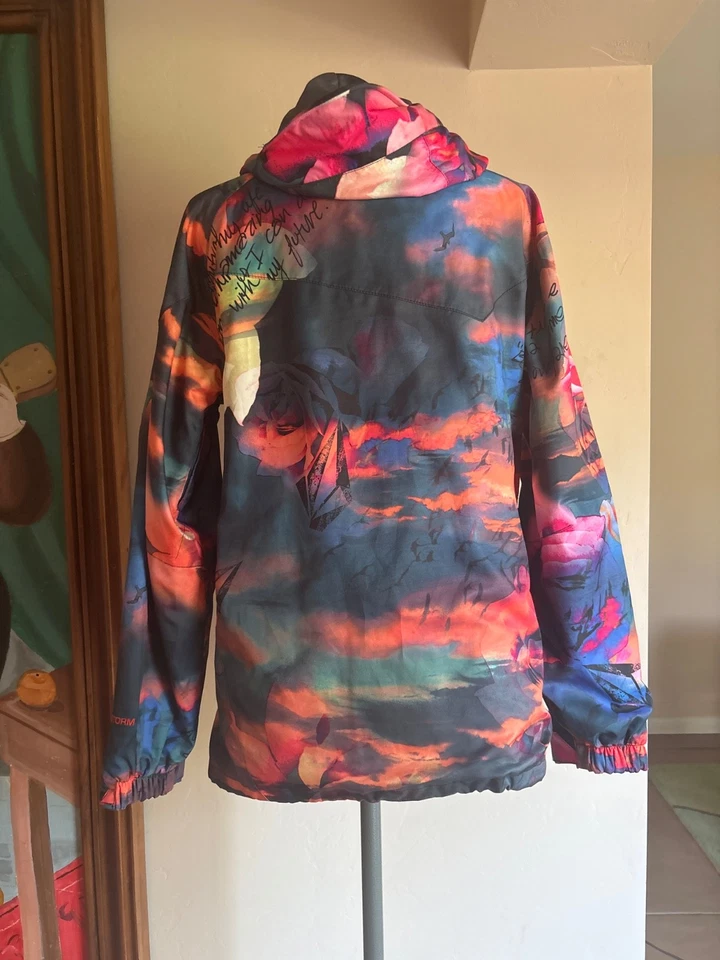 Volcom Nimbus Iconic Women’S Vibrant Multicolor Women's Full Zip Jacket M - Image 3 of 4