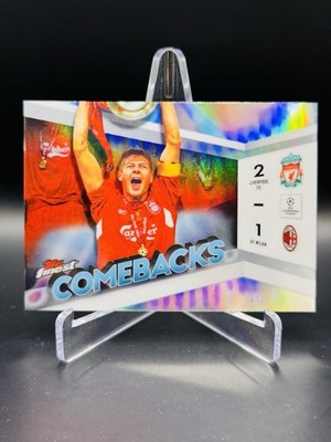 2023-24 Topps Finest UEFA UCC - Comebacks Liverpool vs. AC Mailand Insert #FC-5