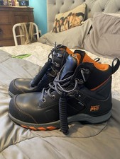 Image of Timberland PRO® 6" Hypercharge Waterproof Composite-Toe Boot Black 6.5 U.K. New