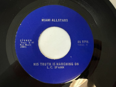 RARE ~ Florida Private Gospel Soul 45-  Miami All Stars ''He Lifted Me'' HEAR