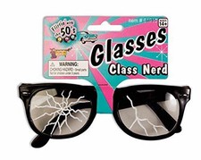 Cracked Nerd Glasses - 50's - Ralphie - Costume Accessory - One Size