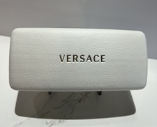 VERSACE WOMENS WHITE AUTHENTIC CLAMSHELL EYEGLASSES SUNGLASSES, Case Only