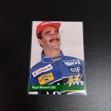 Grid motorcard 1992 F1 Card Nigel Mansell #38 Williams