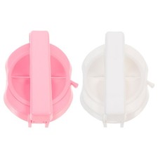 2pcs Plastic Dough Presser Tortilla Press Maker Dumpling Wrapper Making Tool