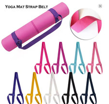 Yoga Mat Strap Adjustable Carry Belt Shoulder Sling Fitness Exercise Stretch
