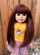 Tiffany Wig in Cinnamon Apple Size 11-12  for American Girl and 18" Dolls