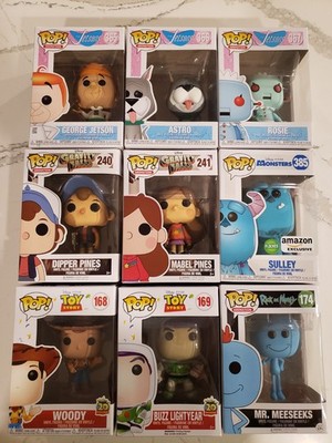 Funko Pop! Animation Lot: Gravity Falls, Jetsons, Toy Story, Monsters Inc...