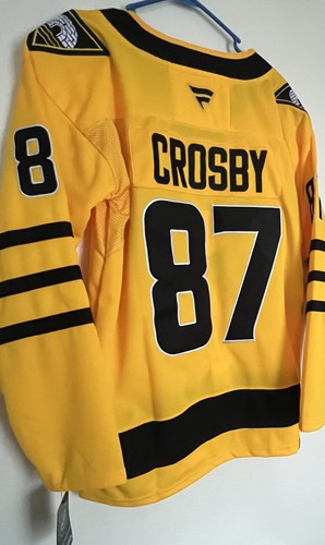 Pittsburgh Penguins #87 Sidney Crosby Yellow Alternate Jersey Men's M (50)