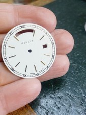 GENEVEA Dial For Caliber ETA 955.132 Cream Vintage Watch Men Day/Date