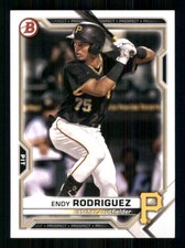 2021 Bowman Draft #BD-168 Endy Rodriguez Pittsburgh Pirates 63442