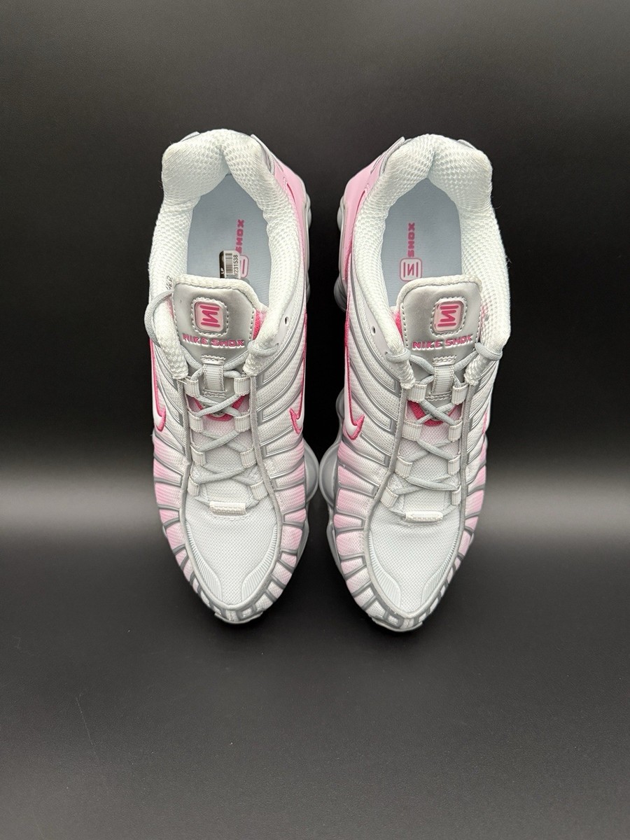 Nike Shox TL Pink White Metallic Platinum Women's Shoes HV2520-001