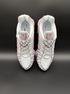 Nike Shox TL Pink White Metallic Platinum Women's Shoes HV2520-001