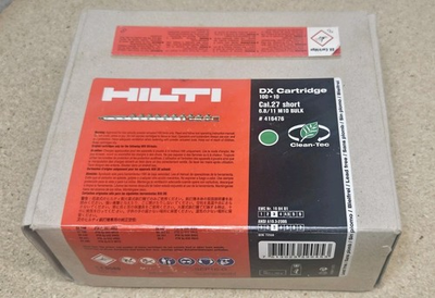 #ad HILTI 6.8 11 M powder cartridges .27 cal green 100 strips 1000 shots $245.95
