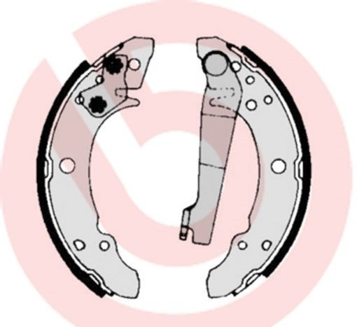 Brembo S85507 Bremsbacken, Anzahl 4 | Kompatibel mit: AUDI 100 C1 Stufenheck, 80 B1 Stufenheck, 80 B2 Stufenheck, COUPE B2, SEAT CORDOBA, CORDOBA Vario, IBIZA II - Bild 9
