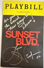 Nicole Scherzinger , Sunset Blvd. , Signed Autographed , LE Playbill