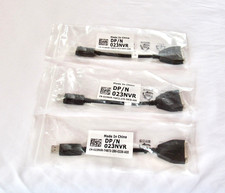 Lot of 3 LUXSHARE-ICT DVI to Display Port Adapter P/N 023NVR