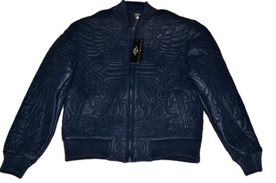 SEE YOU IN PARADISE JORDAN CRAIG Sinister Bomber Jacket NAVY BLUE NWT ALL SIZES