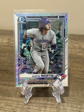 2021 Bowman Austin Martin #BCP-87 1st Chrome Mojo Refractor Toronto Blue Jays