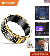 Waterproof Smart Ring for Men  Women - Fitness Tracking  Remote Control