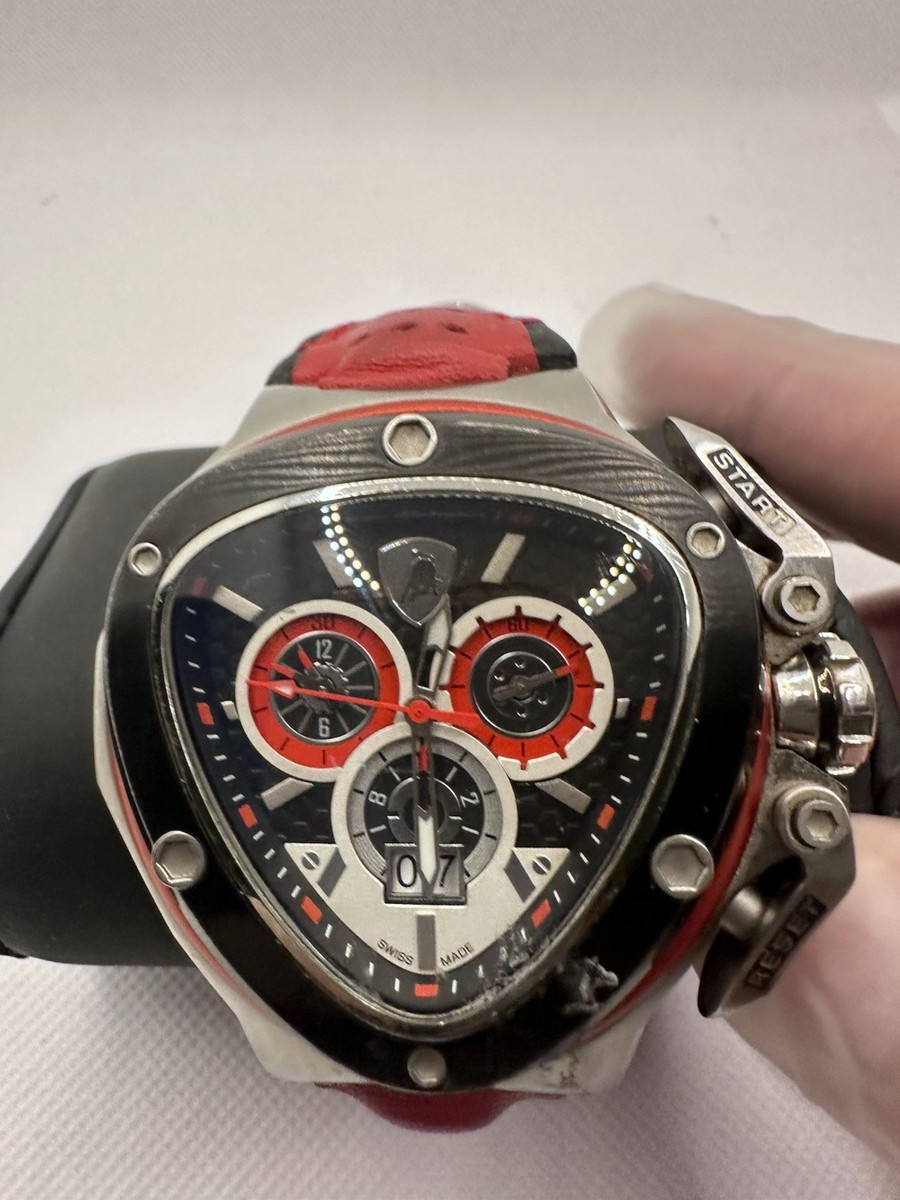Tonino Lamborghini Serie Spyder Chronograph Mens Watch Read