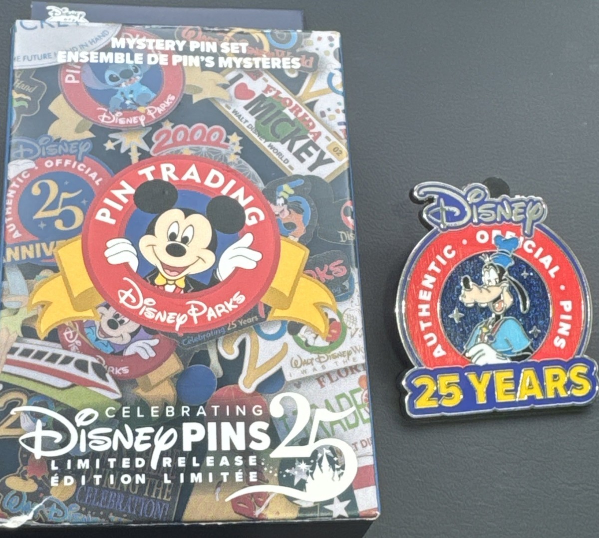 2025 Disney Parks 25 Years Of Pin Trading Mystery Pin Goofy Only