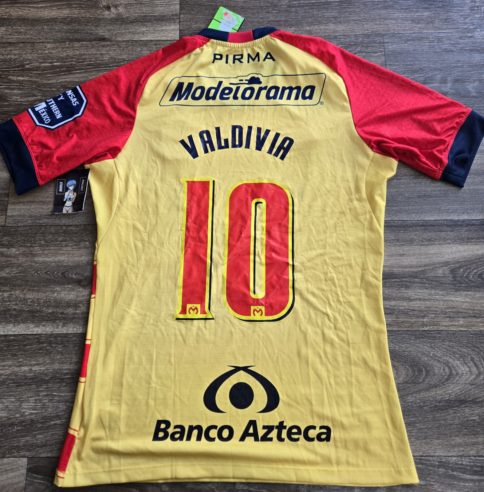 NWT Pirma Monarcas Morelia 19/20 Home Mago Valdivia Jersey Mens Sz Medium Chile
