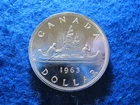 1963 Canada Silver Dollar - Very Choice P/L Bright Uncirculated