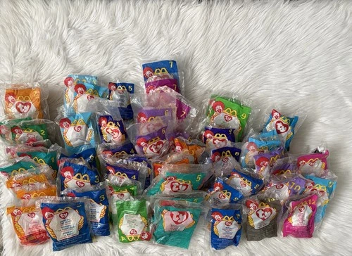 McDonald’s TY Beanie Babies Lot Of 53 1998-2000 Sealed Vintage
