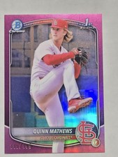 Lot Of 7 True Color Bowman 1st Quinn Mathews