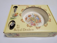 Bunnykins Royal Doulton Nursery Set-2 Piece Baby Plate Spoon