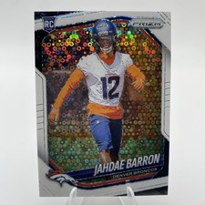 2025 Panini Prizm - Rookies Jahdae Barron #350 White Disco Prizm (RC)
