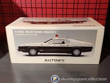 AUTOart Ford Mustang Mach I 1/18 Police Car Japanese Diorama Model #M-7269