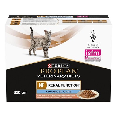 PRO PLAN VETERINARY DIETS NF Nierenfunktion Katzen-Nassfutter Lachs 10x85g