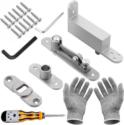 Self Closing Door Pivot Hinges, Heavy Duty Hinge for Wood Doors, 360 Degree Shaf