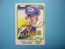 1981/82 O-PEE-CHEE HOCKEY CARD #141 MARCEL DIONNE VG+ NICE!! AUTO AUTOGRAPH OPC