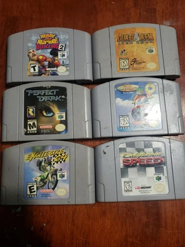 New ListingNintendo 64 Video Game Lot Of 11 Games Free Shipping