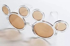 Disney Mickey Shape Fashion Sunglasses Clear Edges Non-metallic
