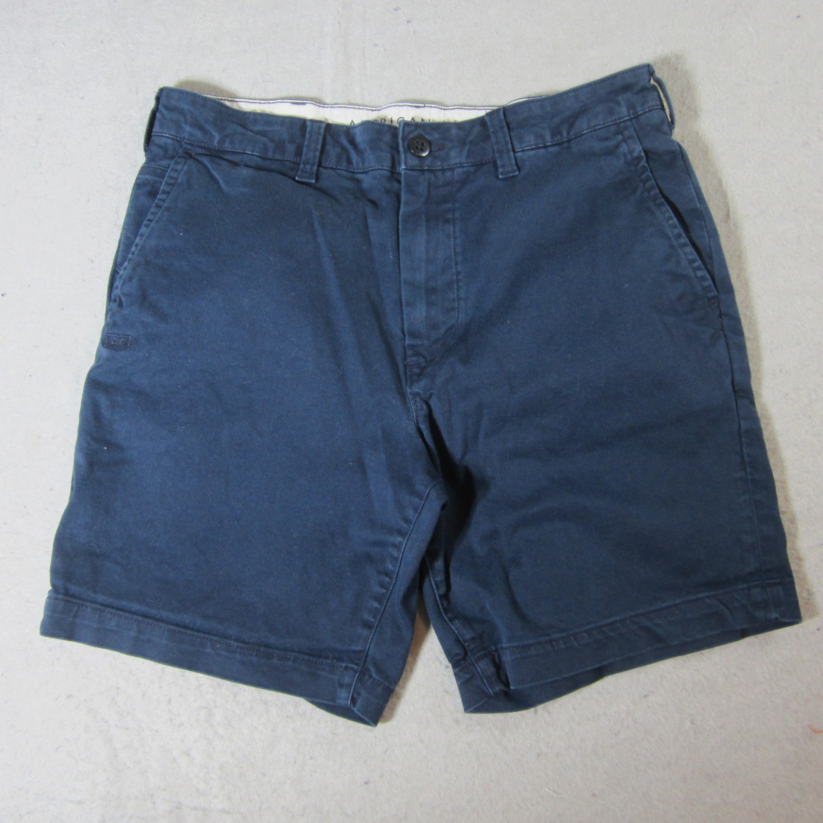 American Eagle Slim Fit Workwear Chino Shorts Men's Sz 32 Blue 8