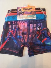Marvel Spider-Man Boys Athletic Boxer Briefs 4 Pack Multicolored Ultra Cool