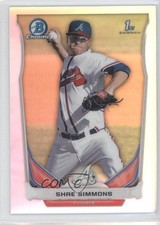 2014 Bowman Chrome Prospects Refractor 233/500 Shae Simmons #BCP1 0c2