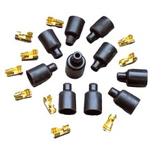 Taylor Cable 46059 Distributor Boot Terminal Kit Straight Blk Femalesocket Taylor Cable 46059 Distributor Boot Terminal Kit Straight Blk Femalesocket